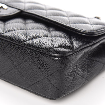 Chanel Caviar Quilted East West Flap Black 9 of 10
