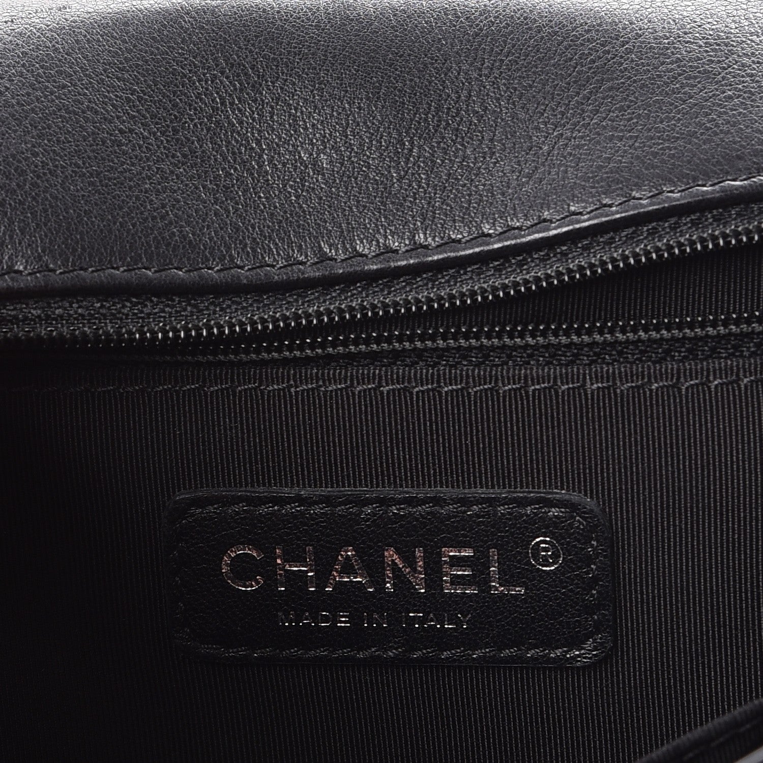 Chanel Calfskin Quilted Large Boy Flap Black 6 of 14