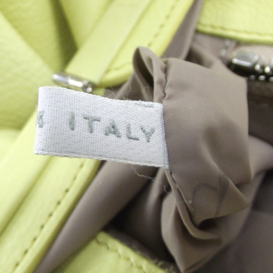FASHIONPHILE MARNILeatherFrameBagChartreuse 9 of 9