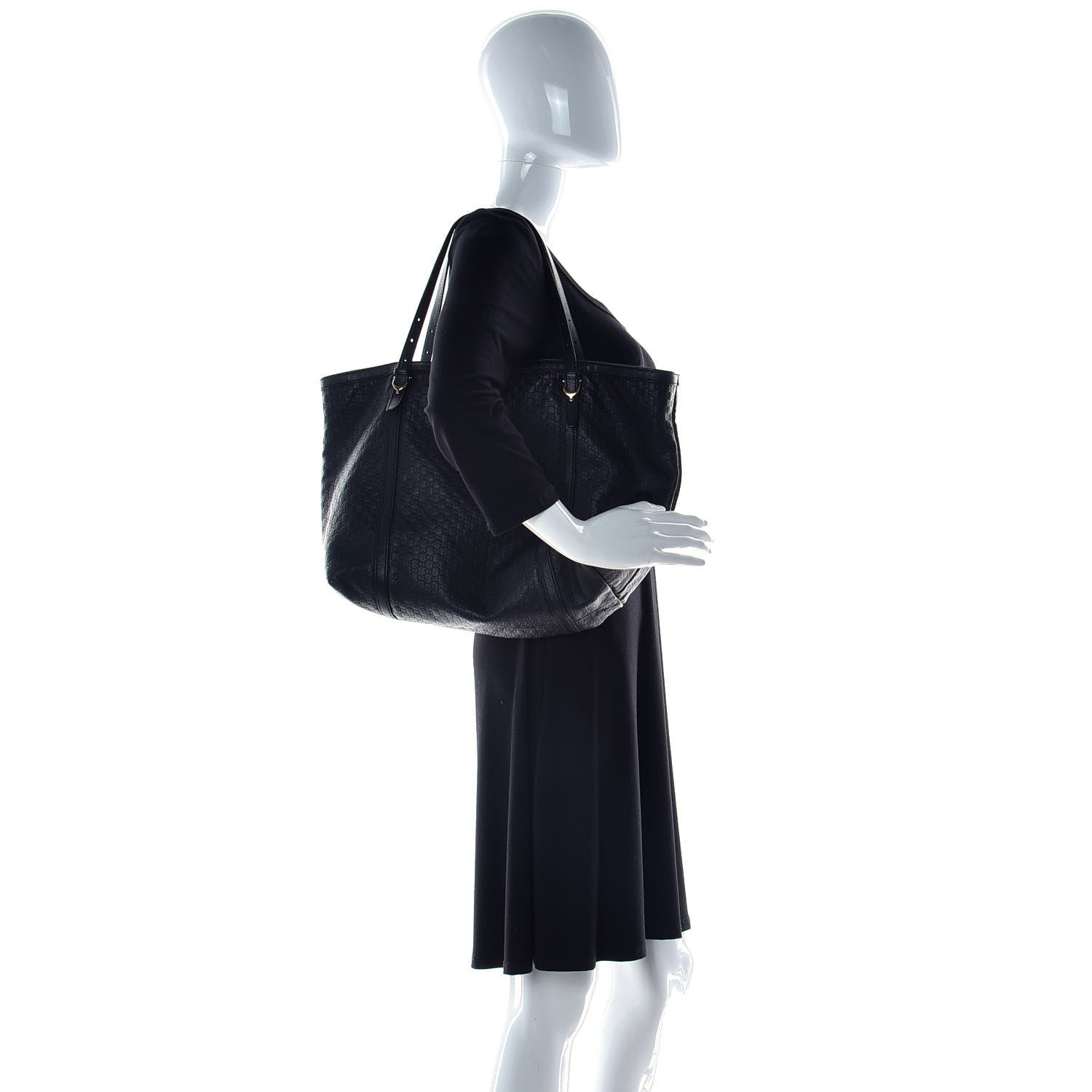 Gucci Microguccissima Medium Nice Tote Black 2 of 16