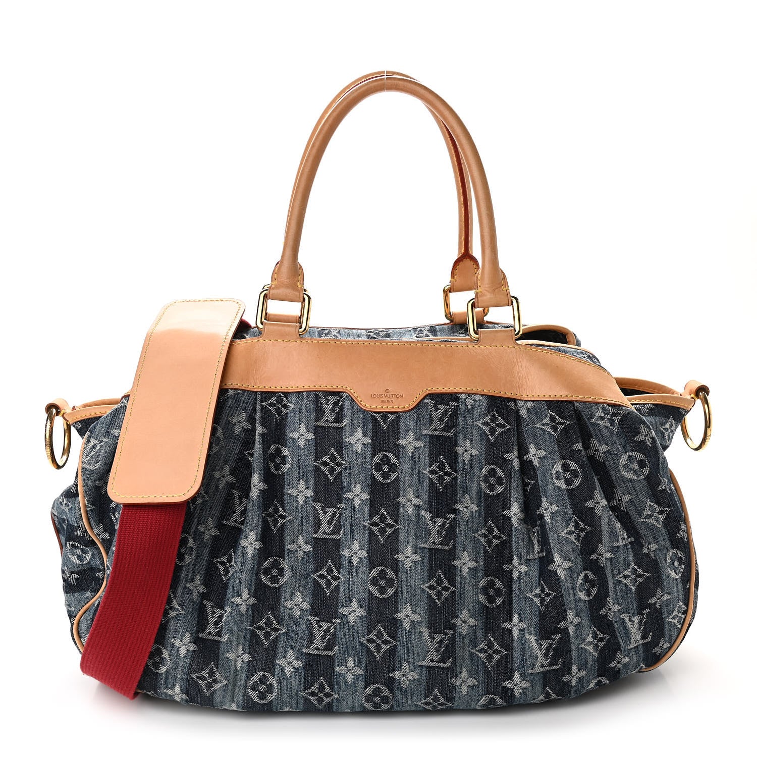 Louis Vuitton Denim Raye Cabas GM 1 of 12