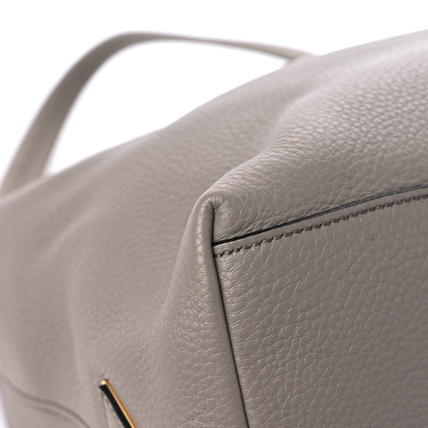 Prada Vitello Phenix Logo Hobo Argilla 7 of 11