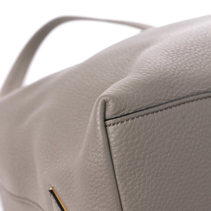 Prada Vitello Phenix Logo Hobo Argilla 7 of 11