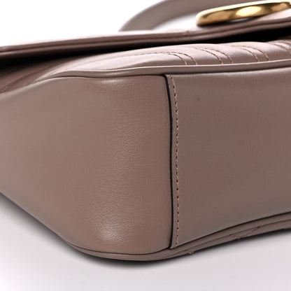 Gucci Calfskin Matelasse Small GG Marmont Shoulder Bag Porcelain Rose 5 of 14