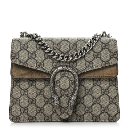 Gucci GG Supreme Monogram Mini Dionysus Shoulder Bag Taupe 1 of 9