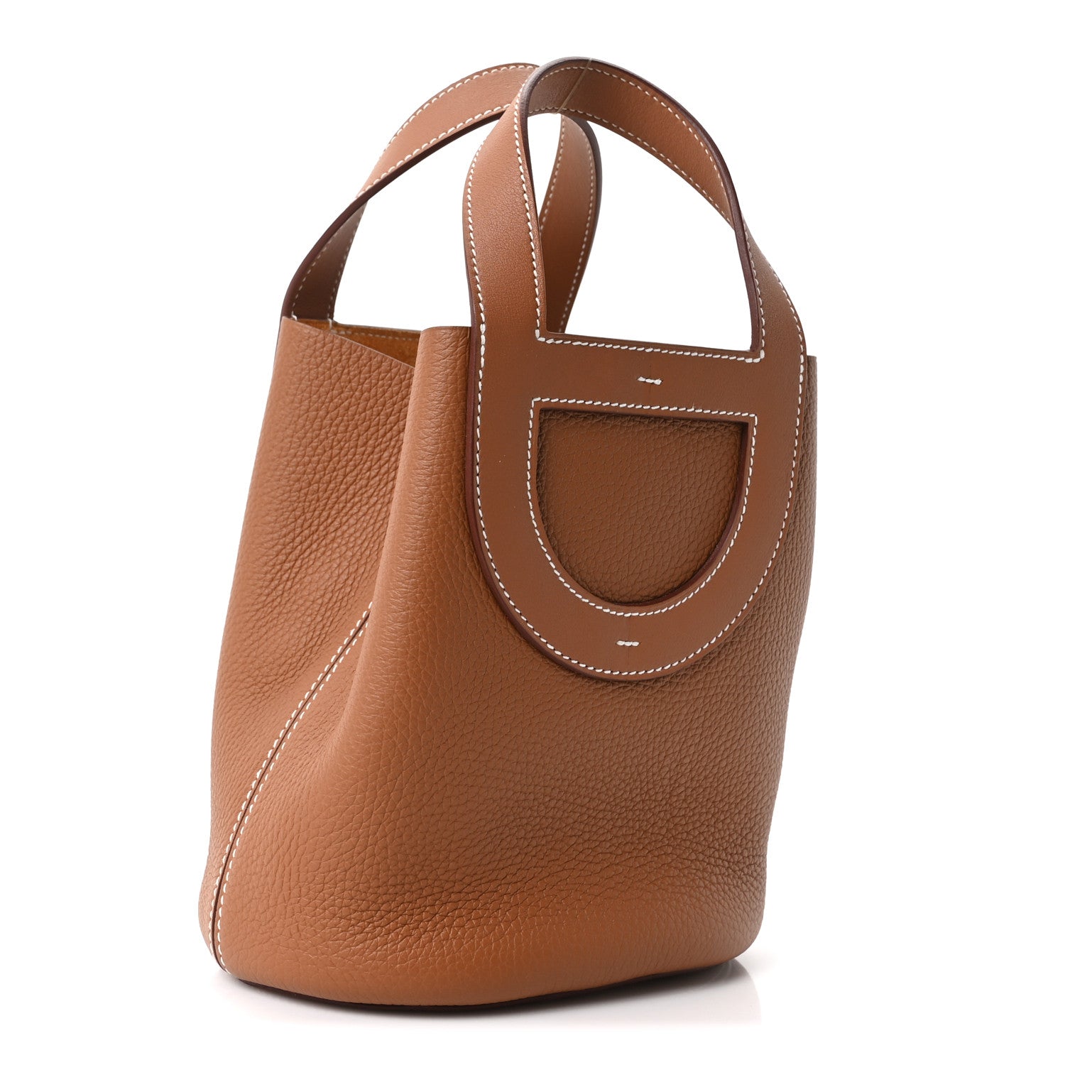 Hermes Taurillon Clemence Swift In-The-Loop 18 Bag Gold 3 of 10