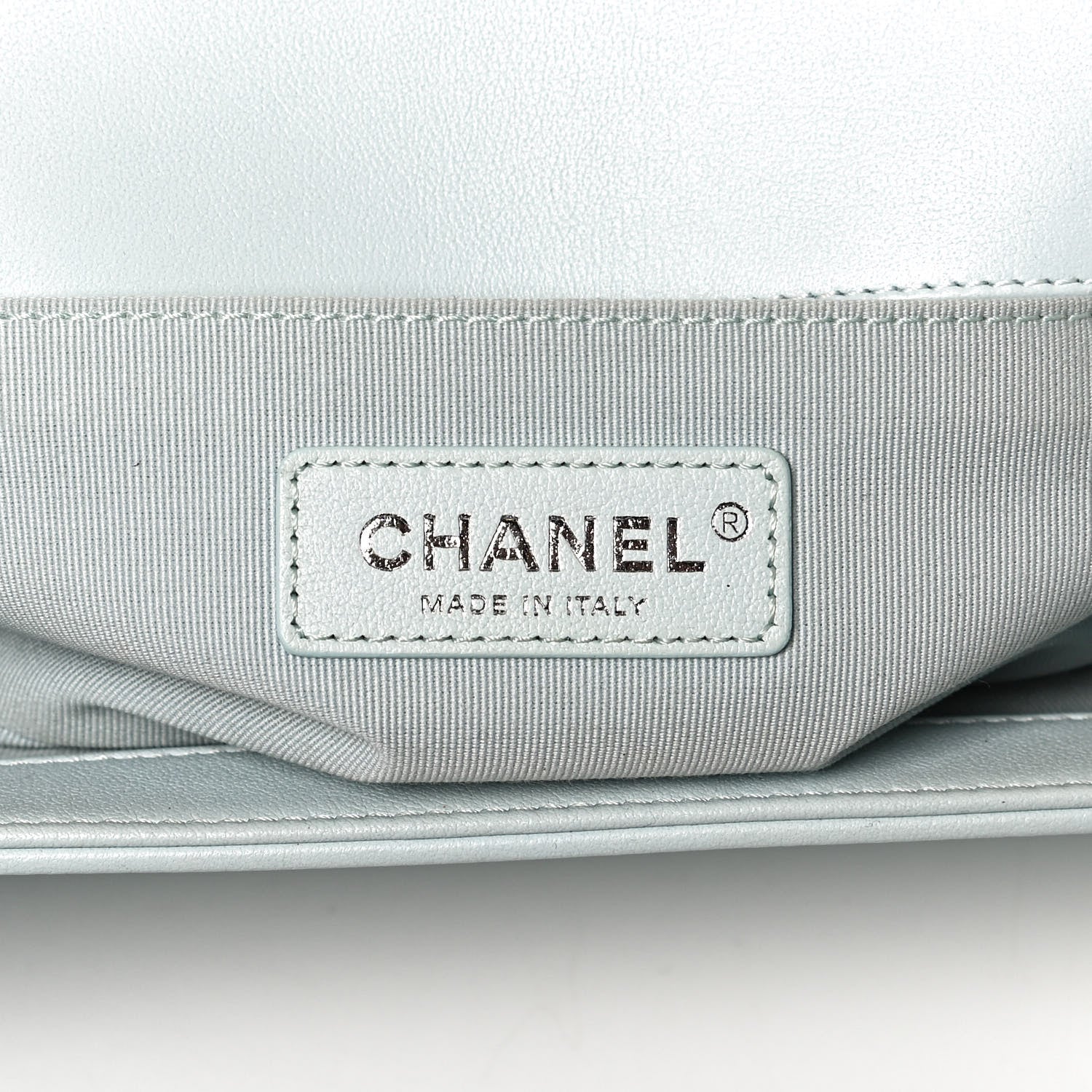 Chanel Lambskin Quilted Medium Boy Flap Light Blue 6 of 11