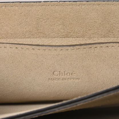 Chloe Suede Calfskin Small Faye Shoulder Bag Motty Grey 6 of 8