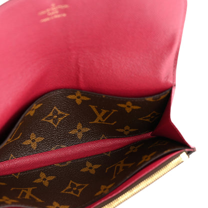 Louis Vuitton Monogram Emilie Wallet Fuchsia 5 of 9