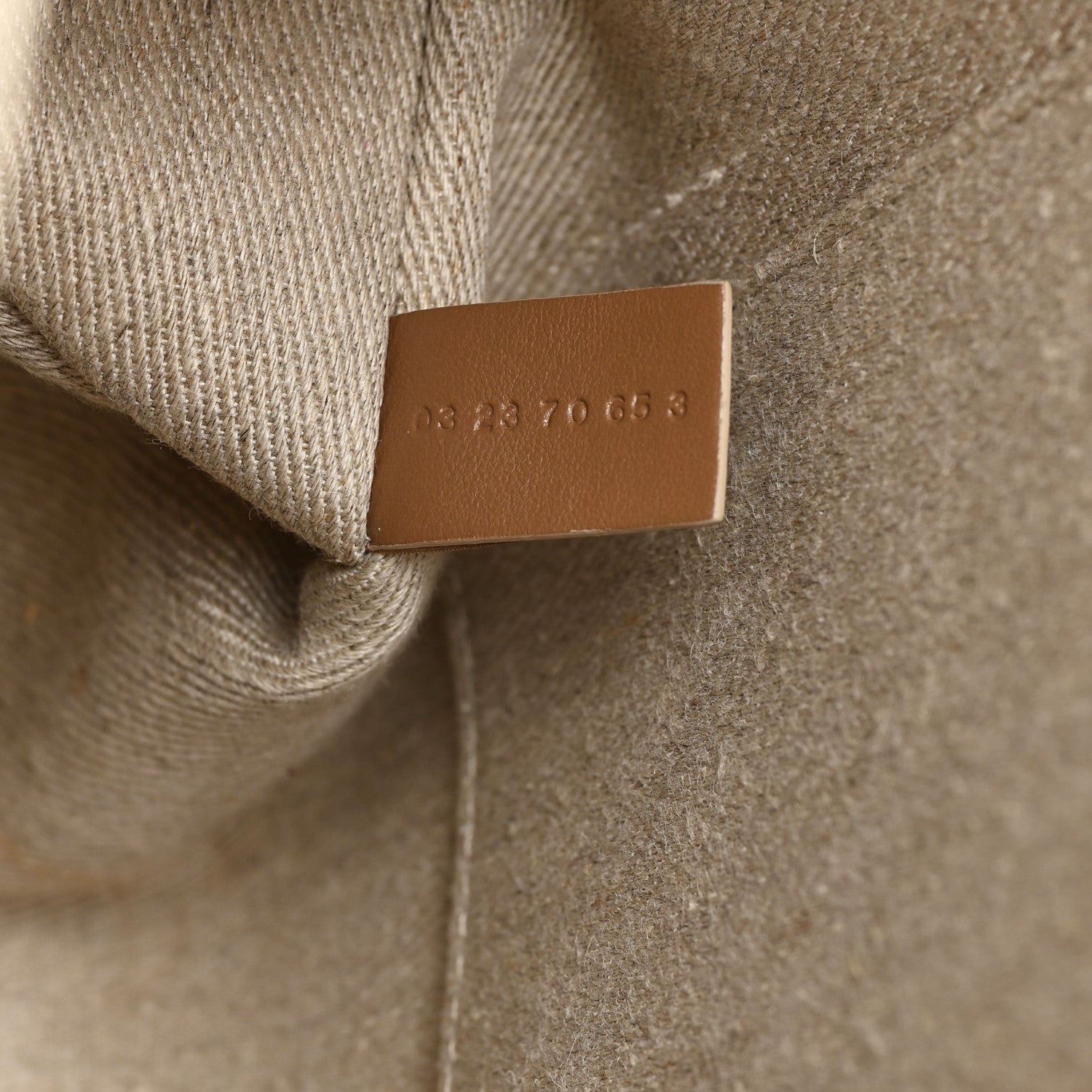 Chloe Linen Calfskin Medium Woody Ribbon Tote Blushy Beige 5 of 12