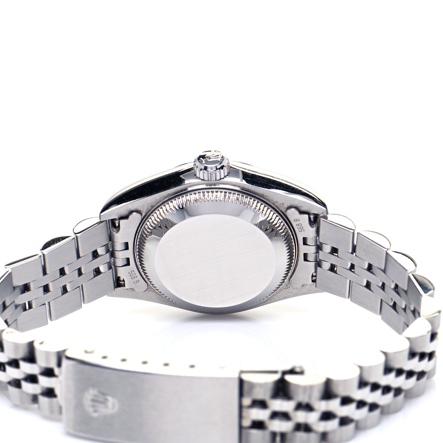 Rolex Stainless Steel 18K White Gold Diamond 26mm Oyster Perpetual Datejust Watch Silver 79174 4 of 4