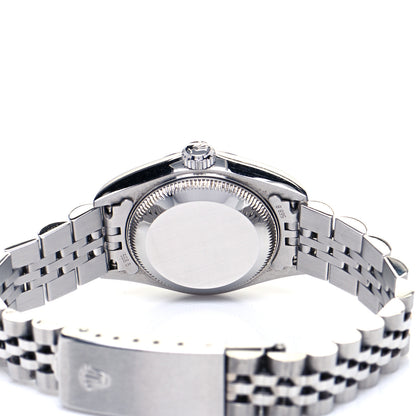 Rolex Stainless Steel 18K White Gold Diamond 26mm Oyster Perpetual Datejust Watch Silver 79174 4 of 4