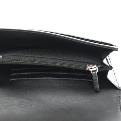 Chanel Patent Calfskin Quilted Small Flap Wallet Black 5 of 8