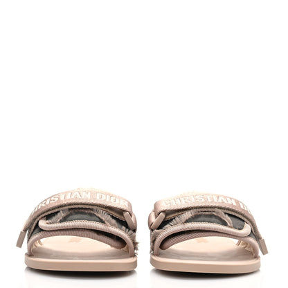 Christian Dior Technical Stretch Fabric Camouflage Dio(r)evolution Slide Sandals 38 Nude 2 of 8