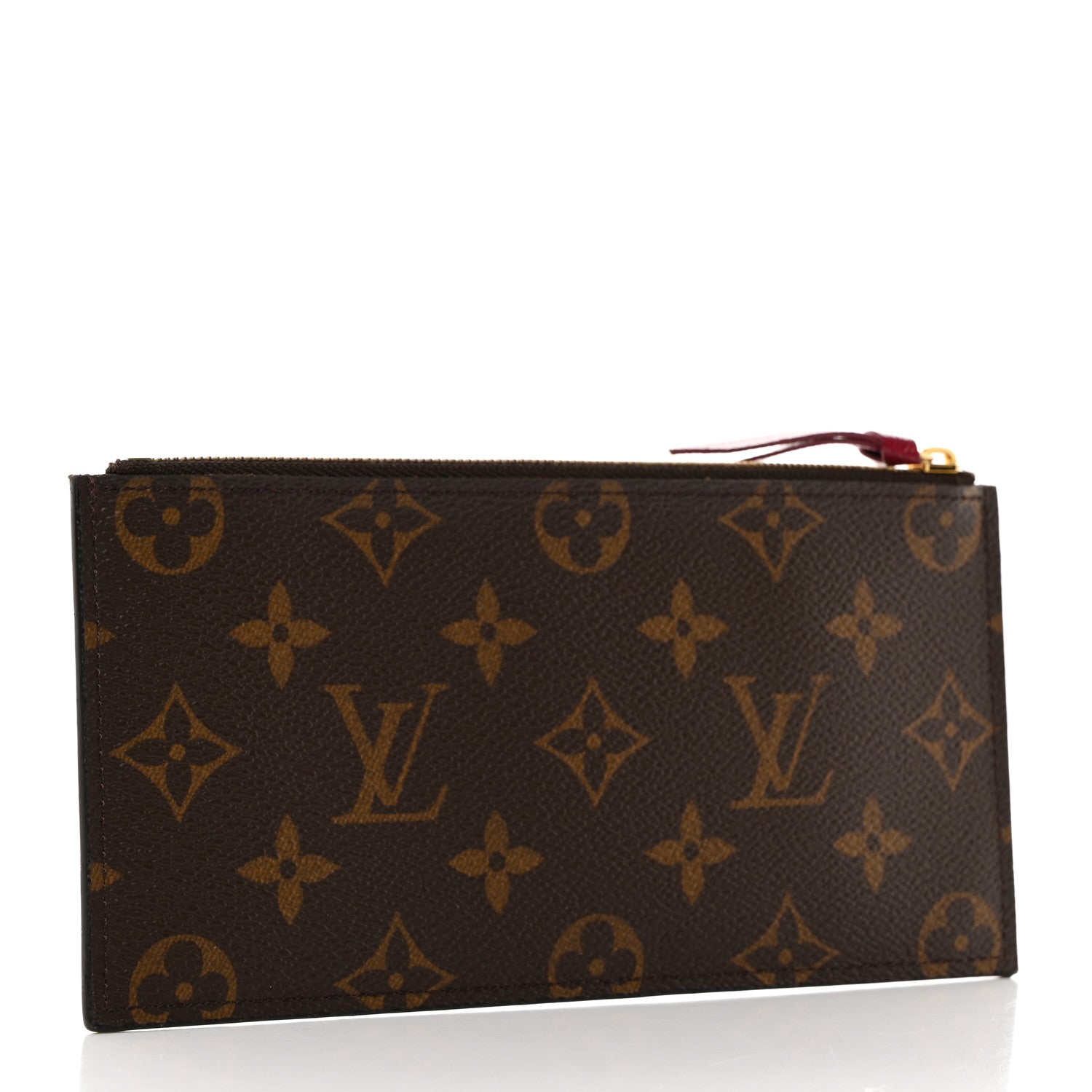 Louis Vuitton Monogram Felicie Chain Wallet Zippered Insert Fuchsia 3 of 6