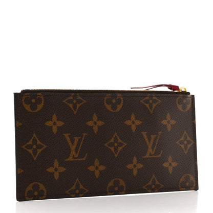 Louis Vuitton Monogram Felicie Chain Wallet Zippered Insert Fuchsia 3 of 6