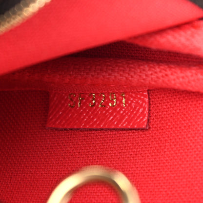 Louis Vuitton Monogram 2021 Christmas Animation London Mini Pochette Accessories Red 7 of 7