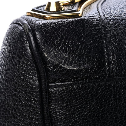 Balenciaga Chevre Gold Metallic Edge Hardware Velo Black 5 of 6