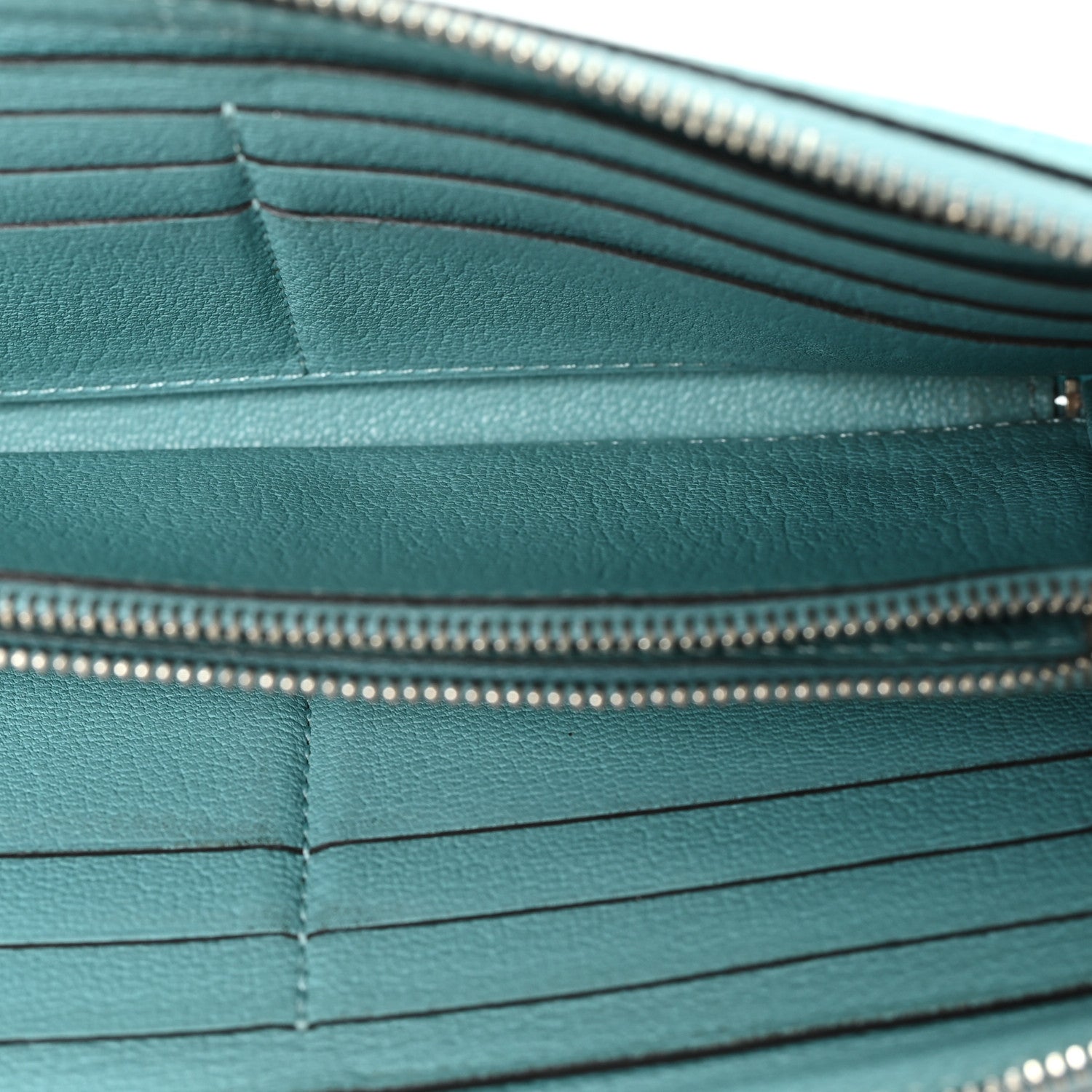 Hermes Togo Azap Wallet  Bleu Atoll 5 of 7