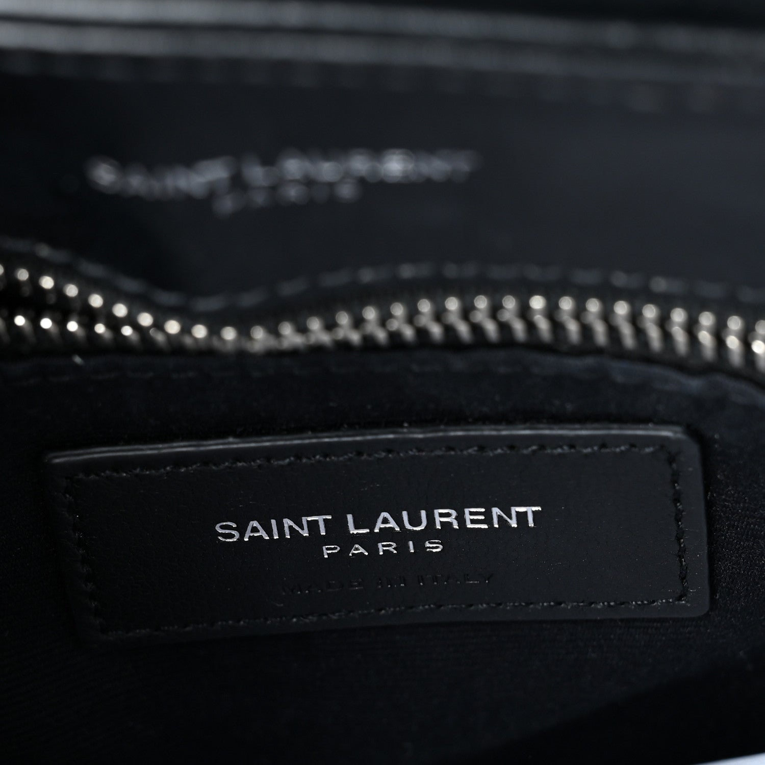 Saint Laurent Calfskin Y Quilted Monogram Toy Loulou Crossbody Bag Black 5 of 7