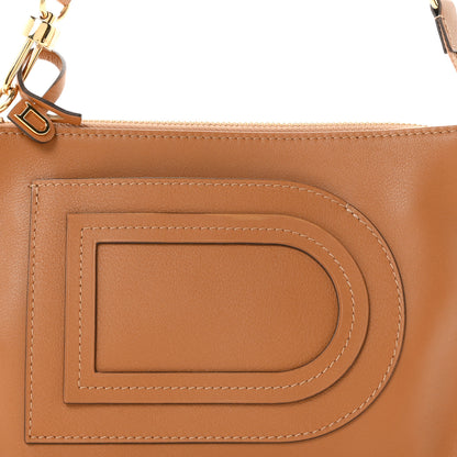 Delvaux Calfskin Louise Pochette Camel 8 of 10