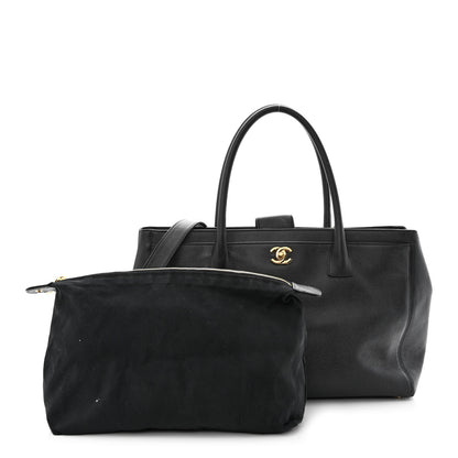 Chanel Calfskin Cerf Executive Shopper Tote Black 1 of 16