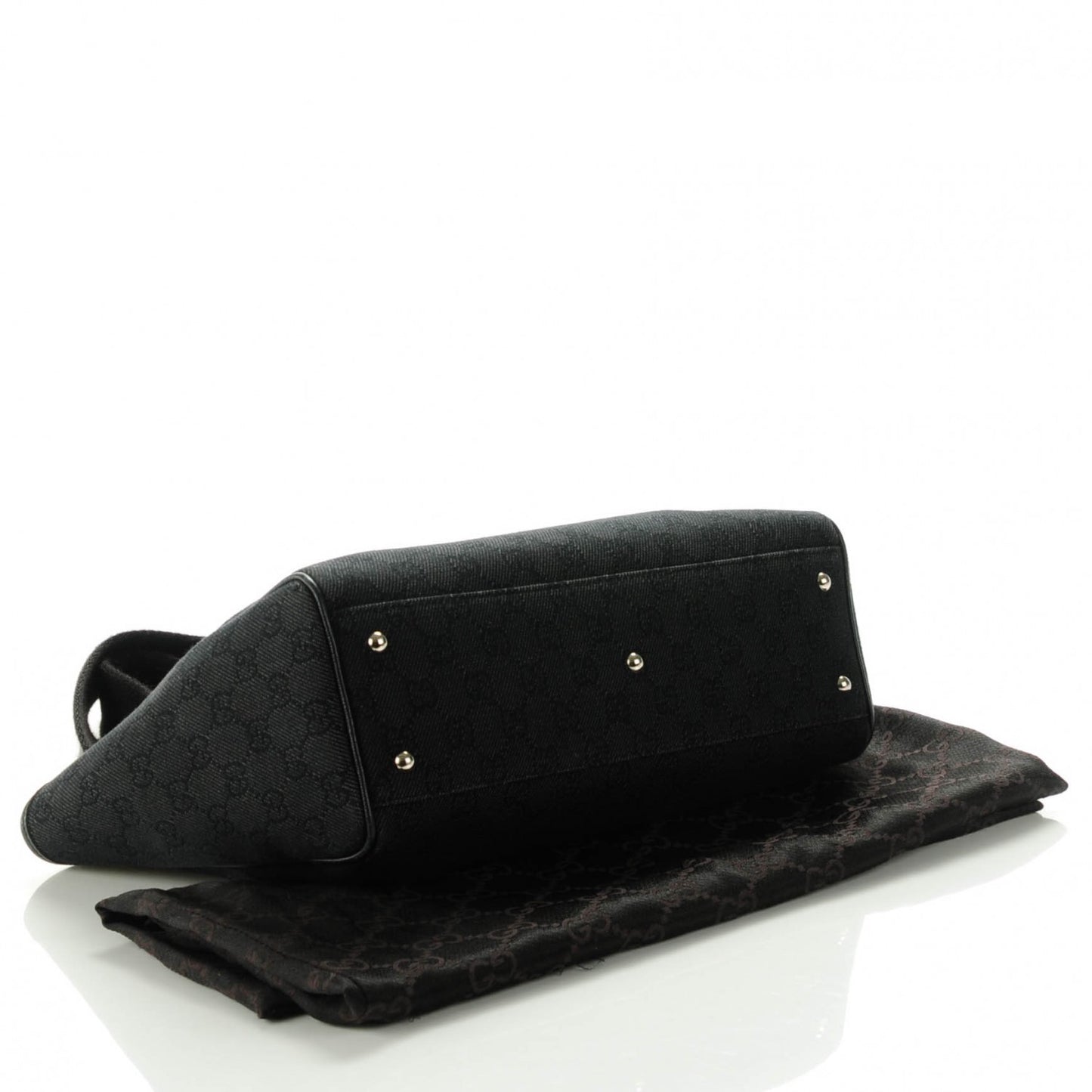 GG Monogram Pop Tote Black