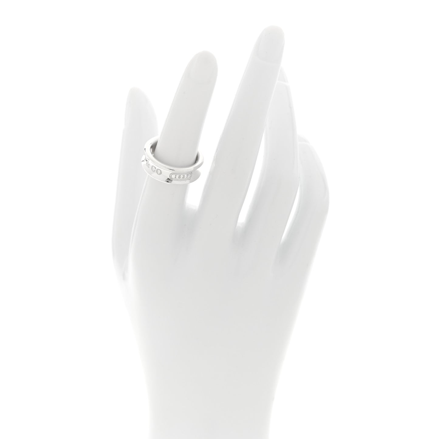 Sterling Silver 1837 Band Ring 52 6