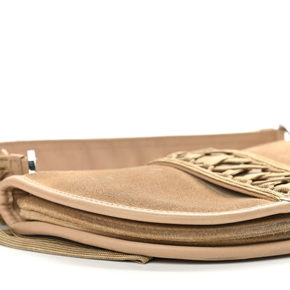 Christian Dior Suede Admit It Hobo Beige 10 of 12
