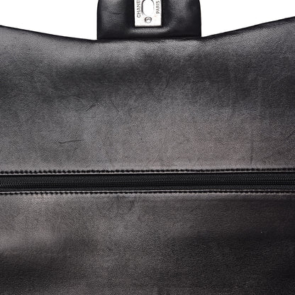 Chanel Lambskin Quilted Maxi Double Flap Black 14 of 20