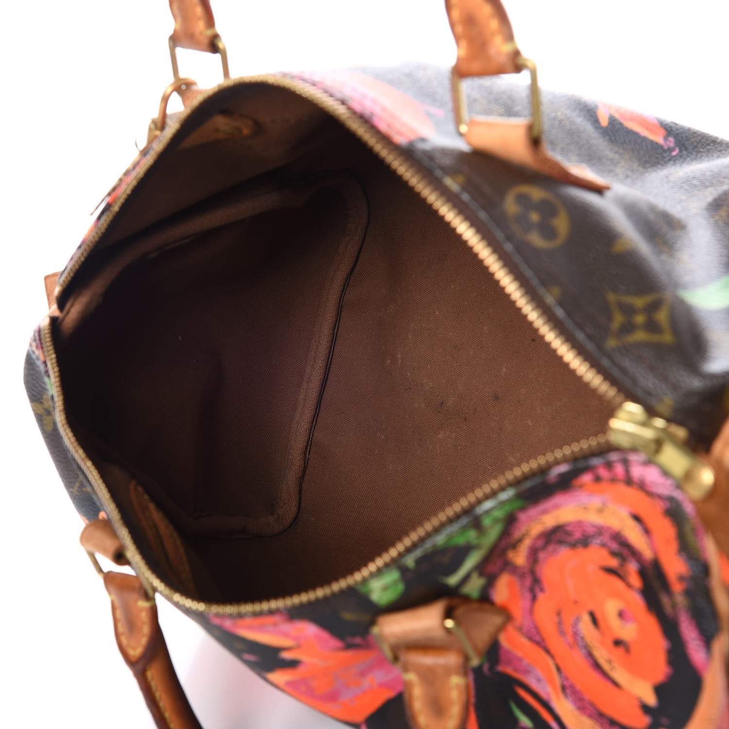 Louis Vuitton Monogram Roses Speedy 30 5 of 17