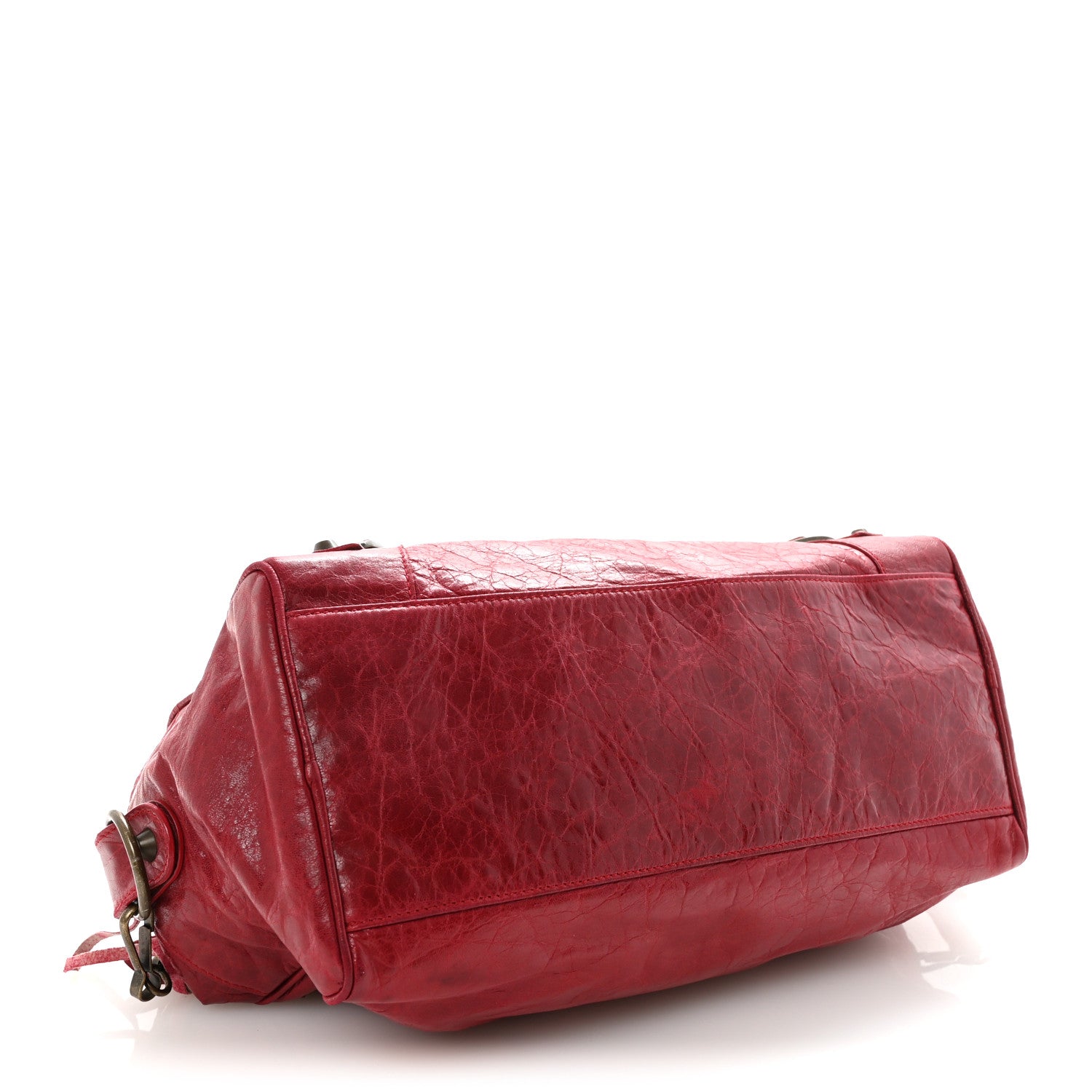 Balenciaga Agneau Classic Hardware Box Bag Cassis 4 of 10
