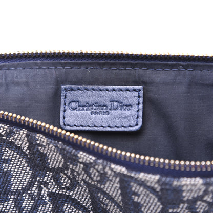 Christian Dior Monogram Mini Saddle Pochette Navy 8 of 11