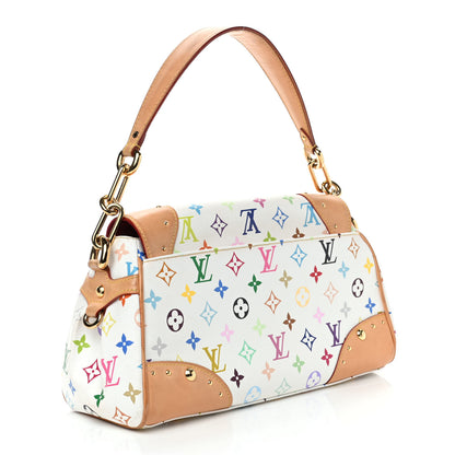 Louis Vuitton Monogram Multicolor Beverly MM White 2 of 19