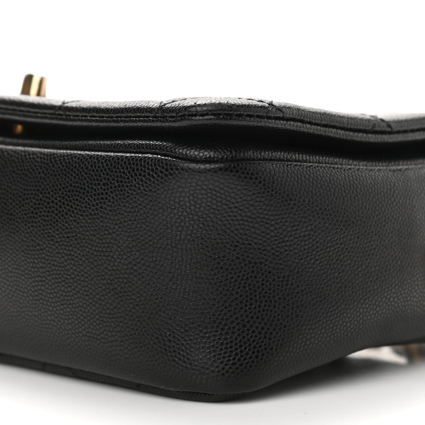 Caviar Quilted Small Fashion Therapy Flap Bag Black
