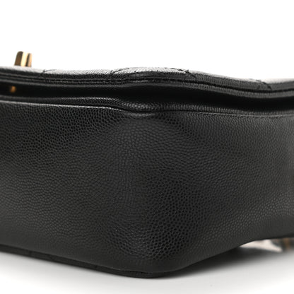 Chanel Caviar Quilted Small Fashion Therapy Flap Bag Black 9 of 11