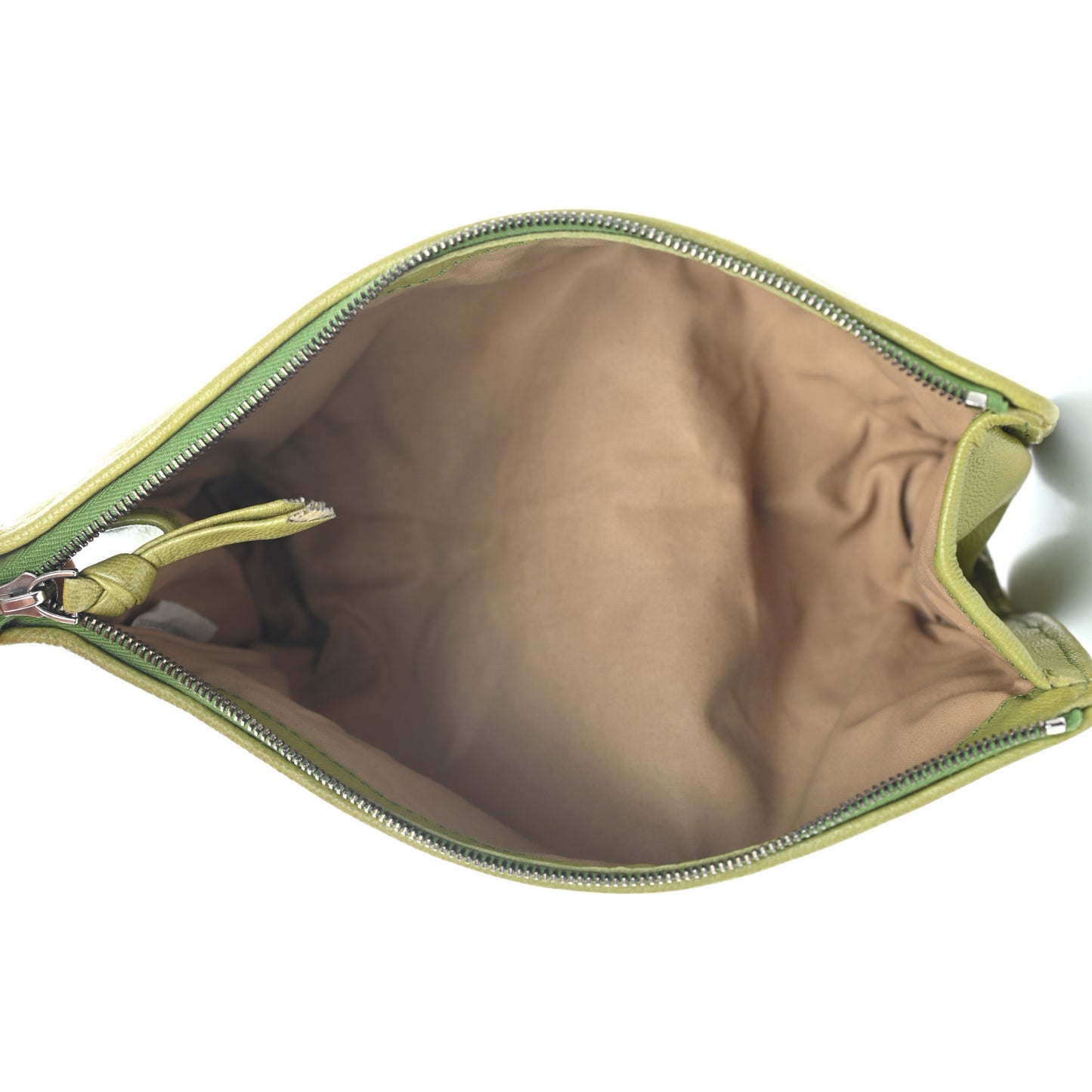 Nappa Intrecciato Small Cosmetic Pouch Mela