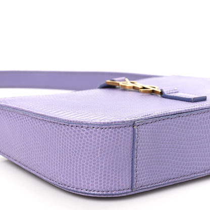 Saint Laurent Lizard Le 5 A 7 Mini Hobo Lilac 9 of 10