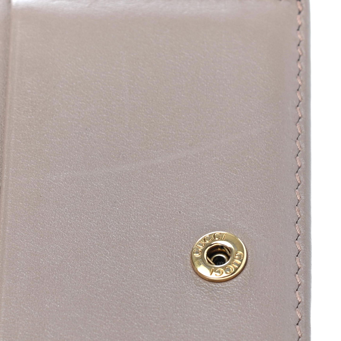 Calfskin Matelasse GG Marmont Card Case Wallet Porcelain Rose