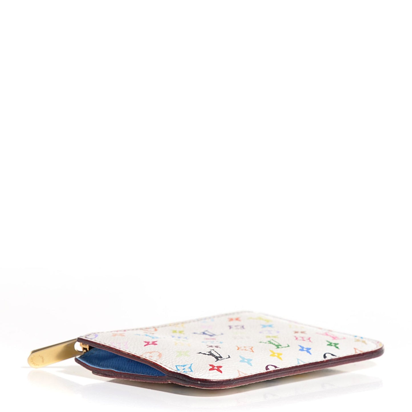 Monogram Multicolor Key Pouch White Anie