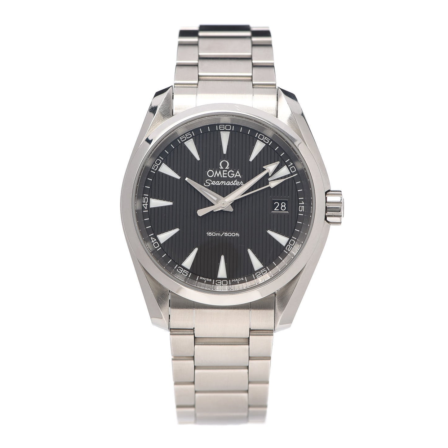 Stainless Steel 38mm Seamaster Aqua Terra 150M Quartz Watch Grey 231.10.39.60.06.001