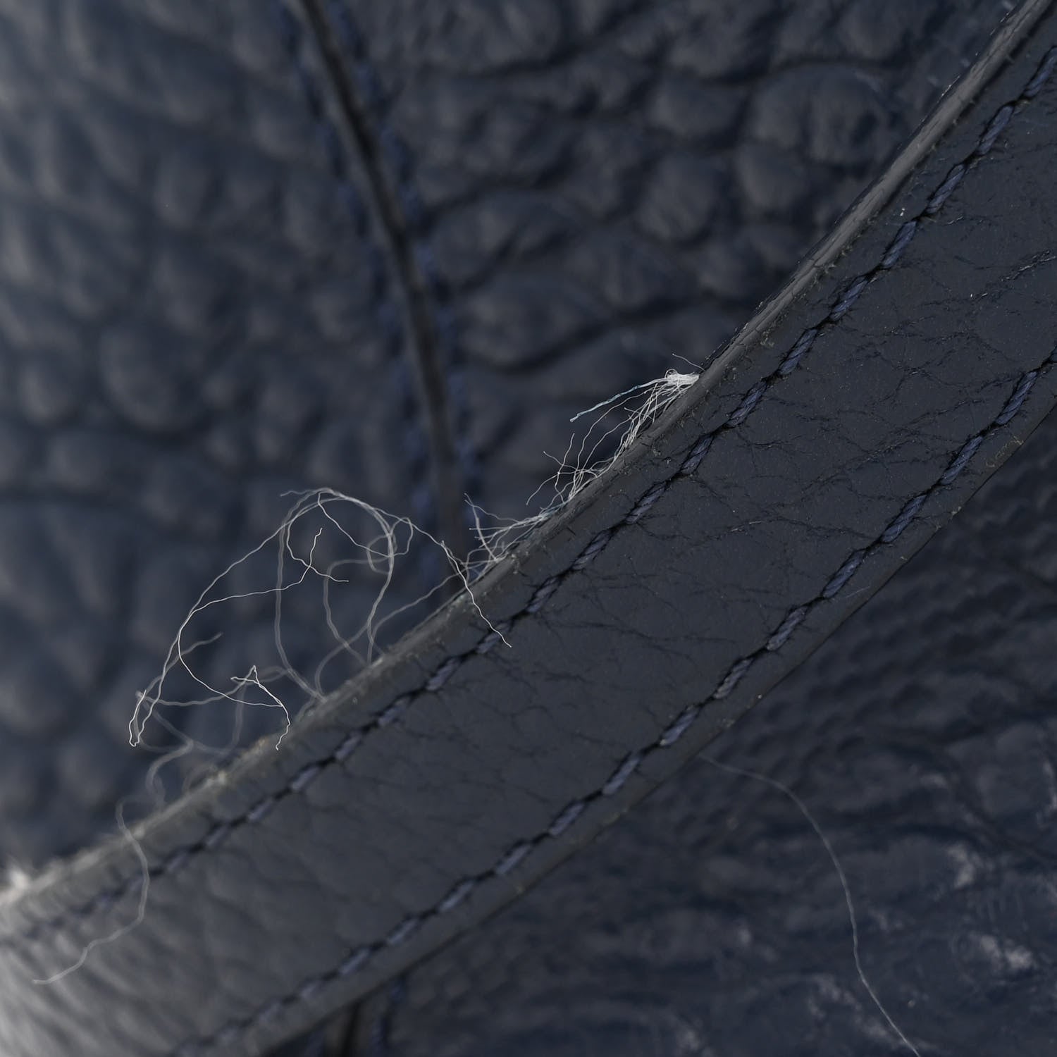 Burberry Heritage Grain Check Embossed Medium Dewsbury Tote Blue Carbon 13 of 17