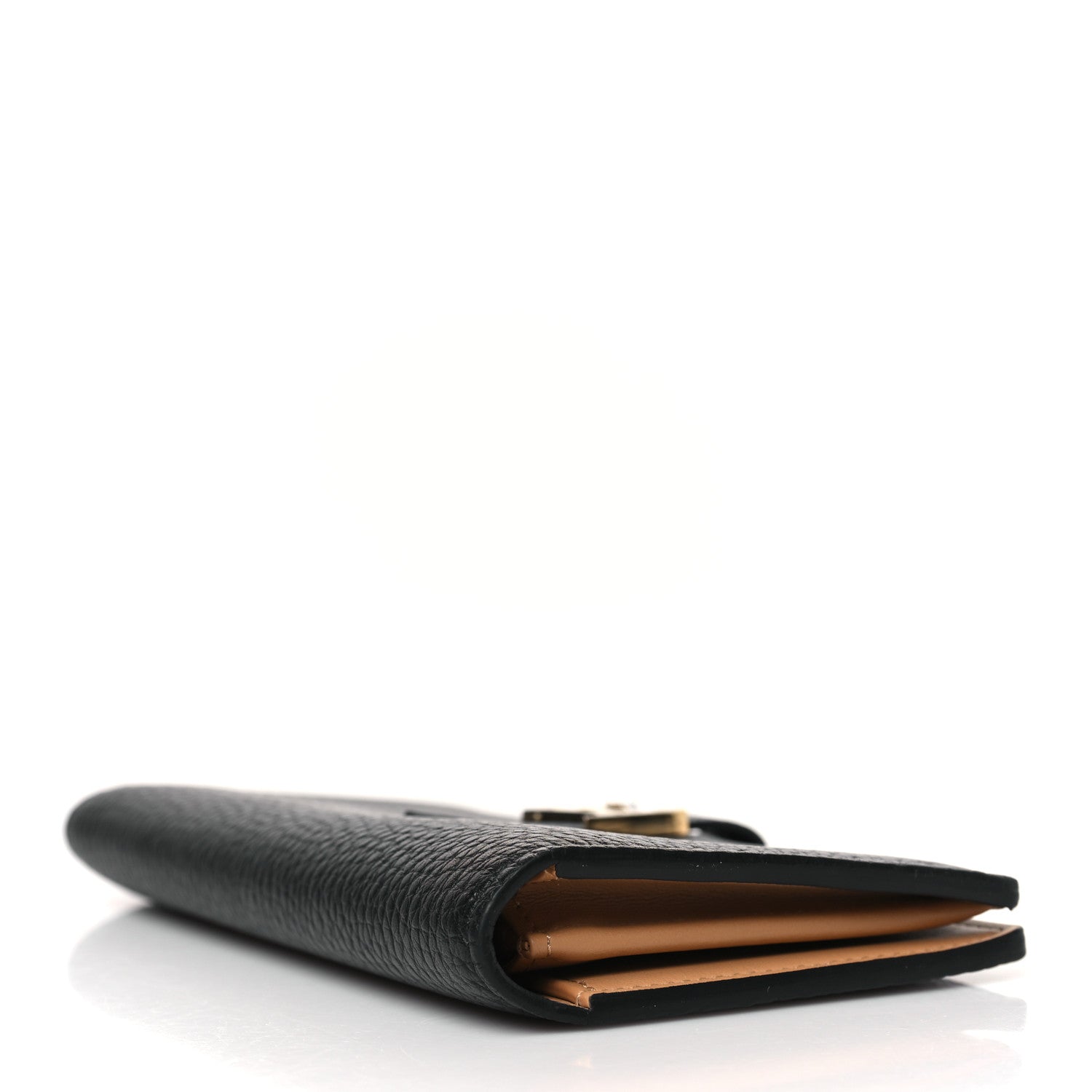 Louis Vuitton Taurillon LV Vertical Capucines Wallet Black Arizona 3 of 7