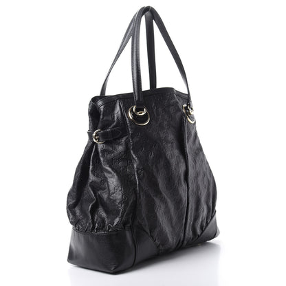 Gucci Guccissima Full Moon Tote Black 3 of 16