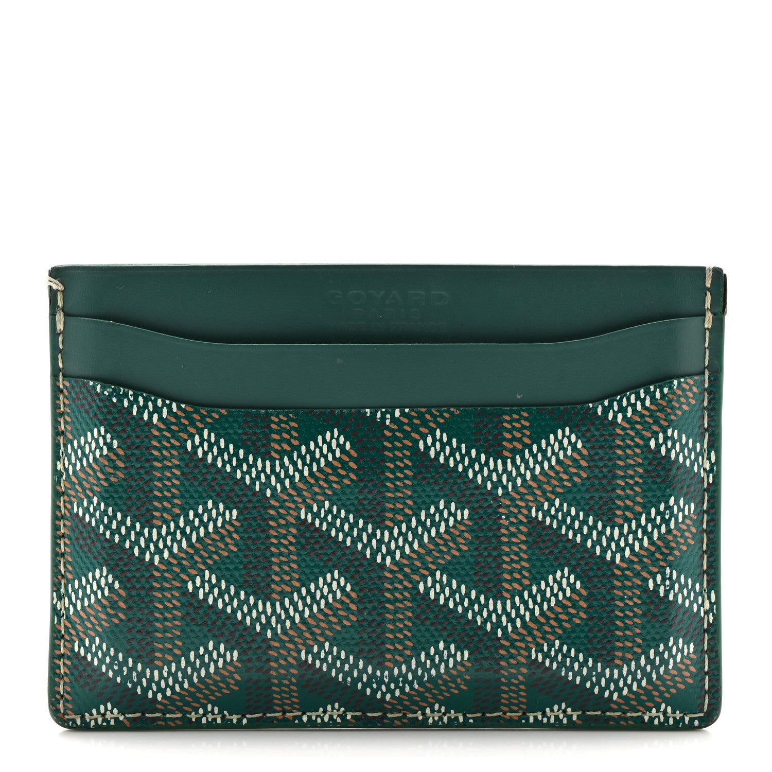 Goyard Goyardine Saint Sulpice Card Holder Green 1 of 7