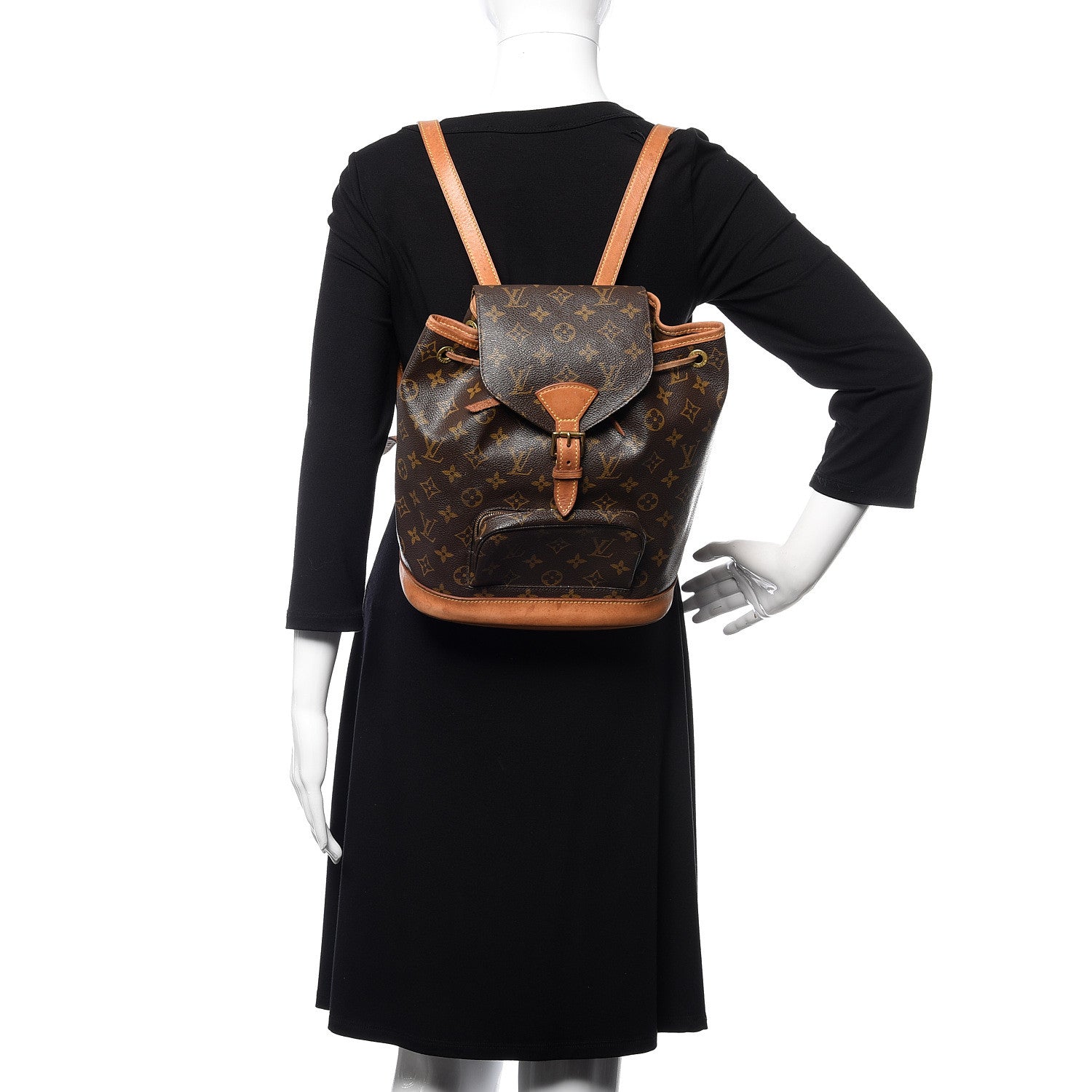 Louis Vuitton Monogram Montsouris MM Backpack 2 of 15