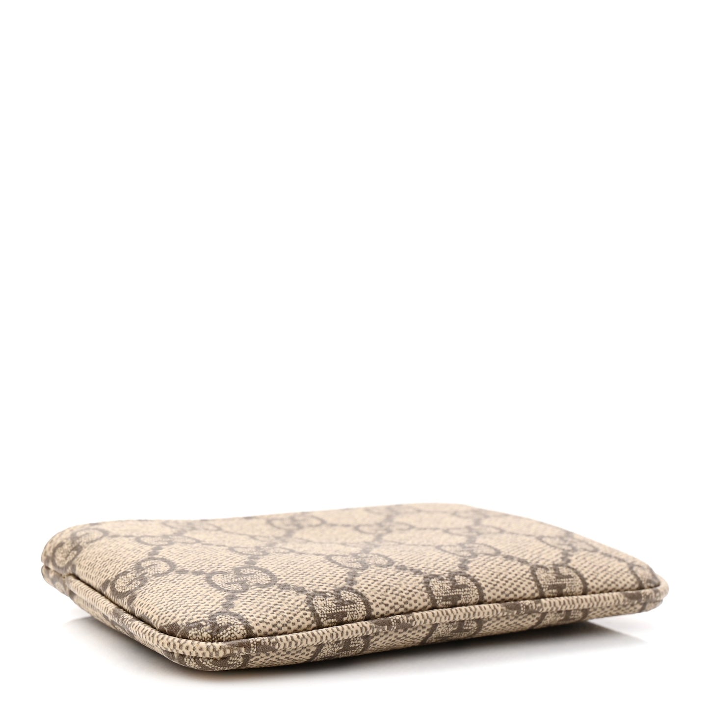GG Supreme Monogram Selleria Key Case  Beige Black
