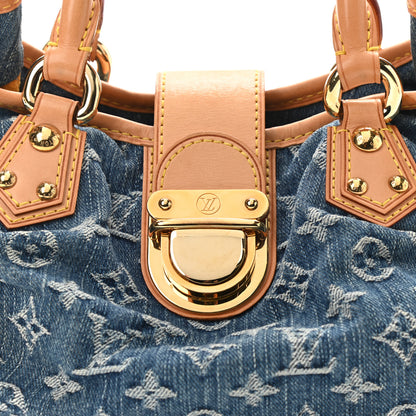 Louis Vuitton Monogram Denim Pleaty Blue 9 of 12