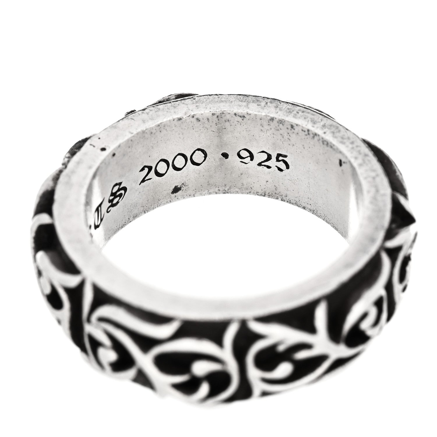 Chrome Hearts Sterling Silver Vine Band Ring 57 8 6 of 6