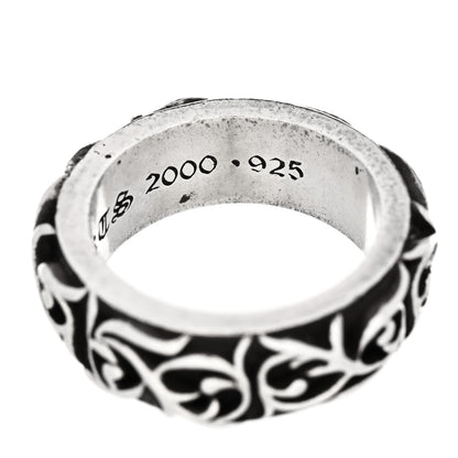 Chrome Hearts Sterling Silver Vine Band Ring 57 8 6 of 6